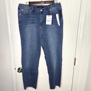 Tahari Olivia Mid-Rise Slim Straight 16W NWT